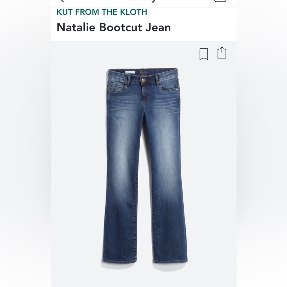 Kut from the Kloth Natalie Baby Bootcut Jeans